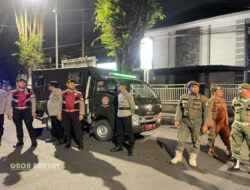 Polres Bondowoso Bersama TNI dan Pemkab Gelar Patroli Skala Besar Ciptakan Kondusifitas
