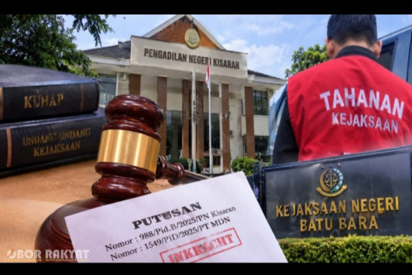 ​Batu Bara, Obor Rakyat – Pelaksanaan putusan perkara pidana penipuan dengan terdakwa M. Yusuf (Nomor 988/Pid.B/2025/PN Kisaran) menjadi sorotan publik. Pihak korban mempertanyakan belum dilakukannya penahanan terhadap terdakwa, padahal Pengadilan Negeri (PN) Kisaran telah menjatuhkan hukuman satu tahun penjara dan putusan tersebut telah dikuatkan oleh Pengadilan Tinggi (PT) Medan.